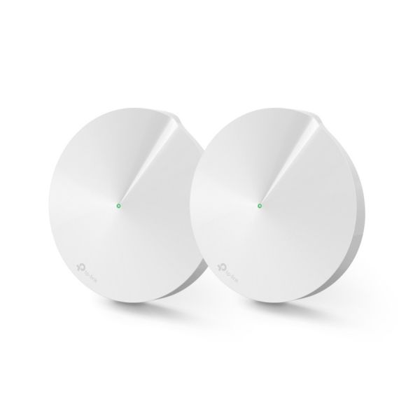 Бесшовный Mesh роутер TP-LINK DECO M9 PLUS(2-PACK) AC2200, белый, 2 шт. в комплекте